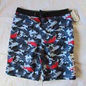 Hurley Boy's 18/29 Sharkbait Camo Boardshort Swimming Trunks